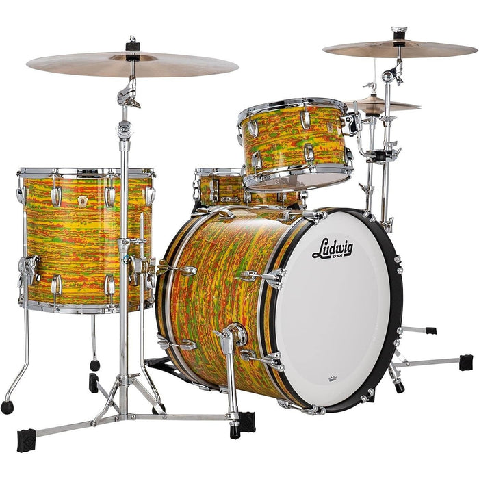 Ludwig Classic Maple 12/14/20 3pc. Drum Kit Citrus Mod