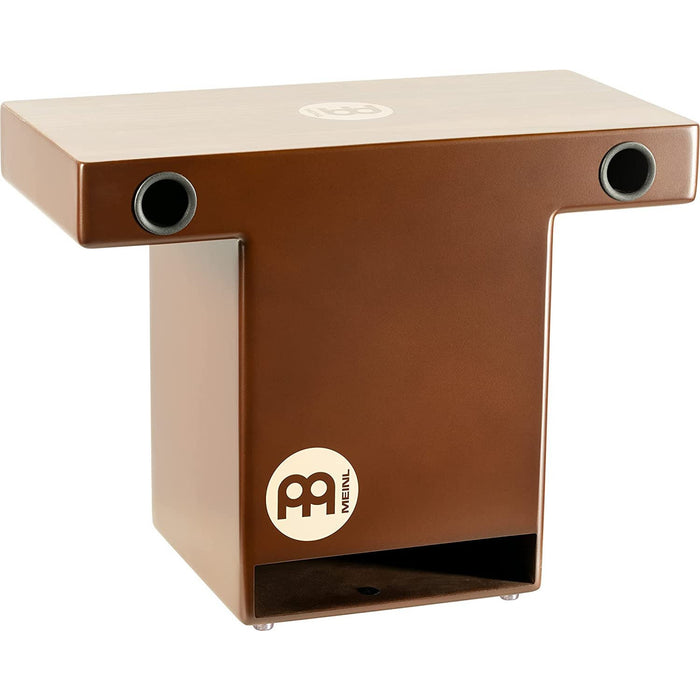 Meinl Slaptop Cajon Box Drum with Internal Snares and Forward Projecting Sound Ports - NOT MADE IN CHINA - Walnut Playing Surface, 2-YEAR WARRANTY (TOPCAJ2WN)