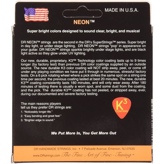 DR Strings HI-DEF NEON Electric Guitar Strings (NOE-11)