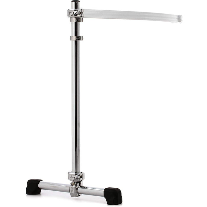 Pearl Icon Curved Rack Expansion Bar with Leg - Chrome (DR511CE)