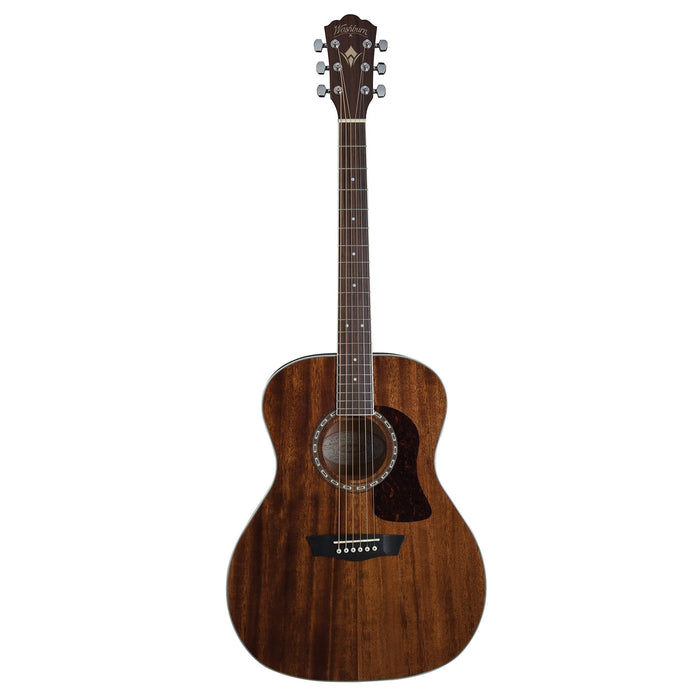 Washburn Heritage 10 Series Grand Auditorium Acoustic Guitar, Natural (HG12S-O-U)