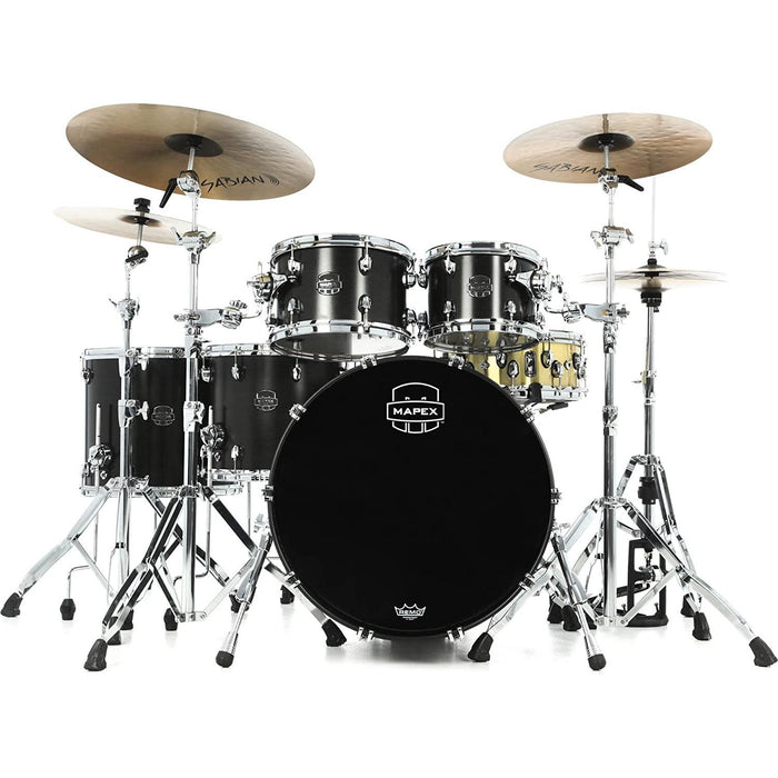 Mapex Saturn 5-piece Studioease Shell Pack - Satin Black