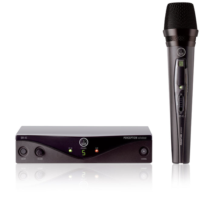 AKG Perception Wireless 45 Vocal Microphone Set, Band-A (3251H00010-U)