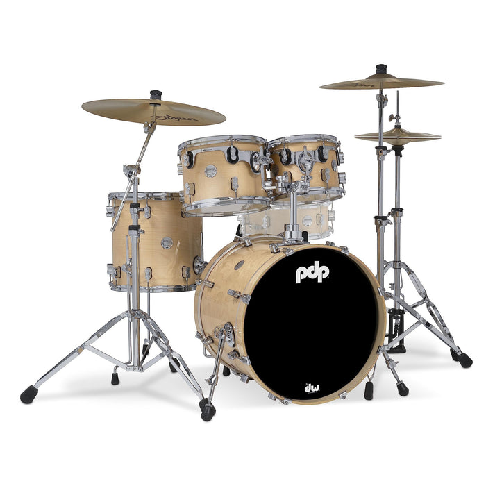 Pacific Drums & Percussion PDP Concept Maple 4-Piece Fusion, Natural Drum Set Shell Pack (PDCM20FNNA)