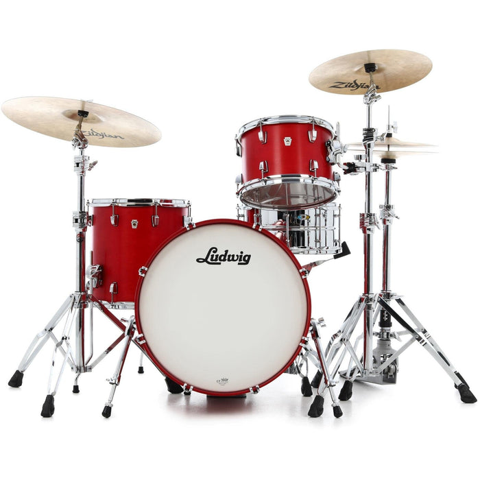 Ludwig NeuSonic 3-piece Shell Pack - Satin Diablo Red (LN34023TXPR)