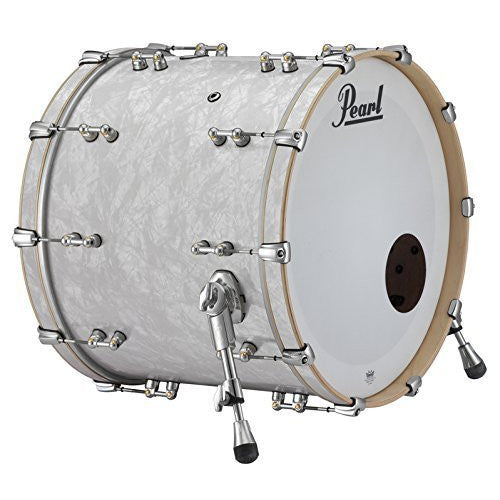 Pearl Music City Custom Pure 22"x14" Bass Drum, Matte White Marine Pearl (RFP2214BX/C422)