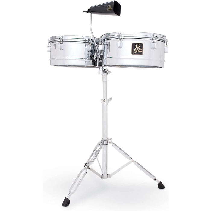 Latin Percussion LPA256 Aspire Series 13" & 14" Timbale Set with Cowbell