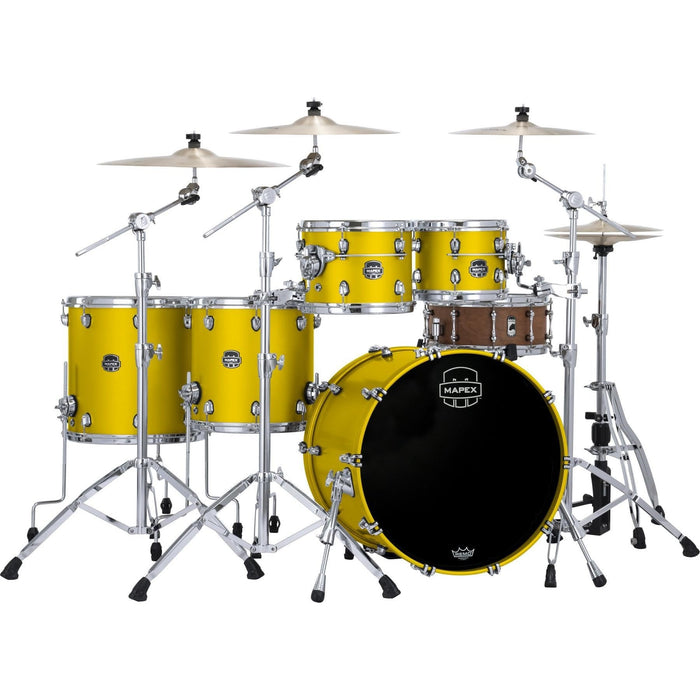 Mapex Saturn Evolution Workhorse Maple-Walnut SE628XM 5-piece Shell Pack - Tuscan Yellow