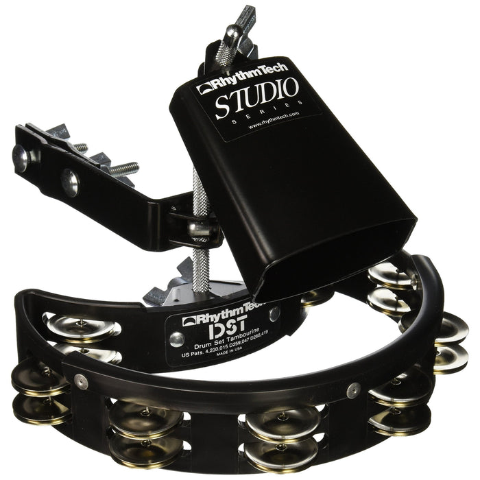 Rhythm Tech Drum Kit Pack with Tambourine and Cowbell DKP Percussion Mount (RTDKP-U)