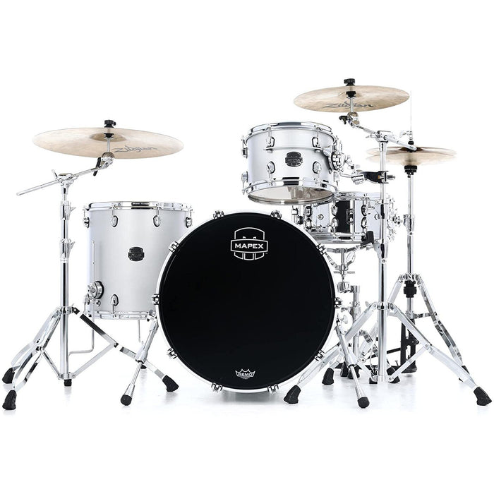 Mapex Saturn Evolution Organic Rock 3-piece Shell Pack - Hybrid - Iridium Silver