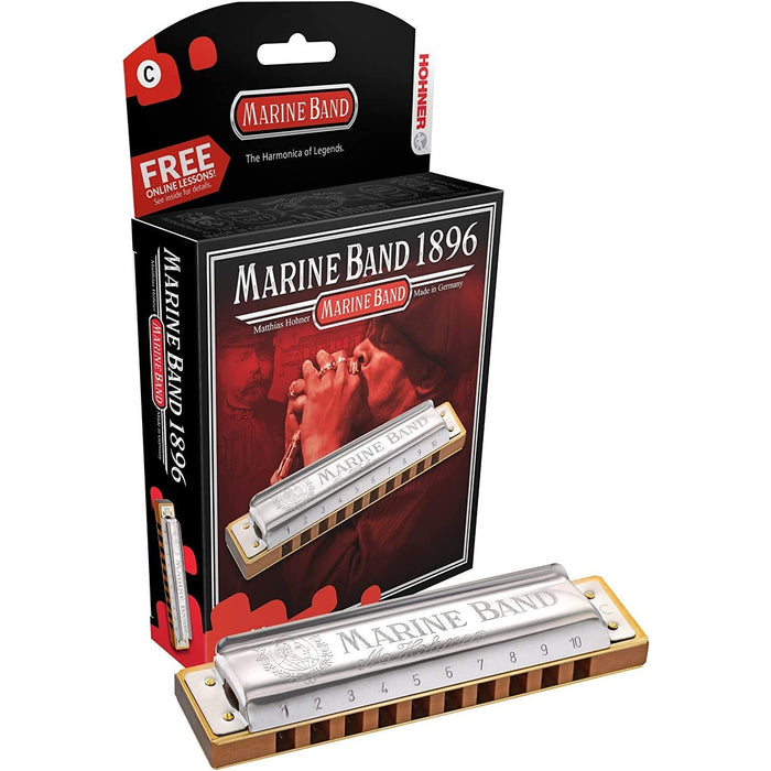 Hohner Marine Band Harmonica, Key of Bb