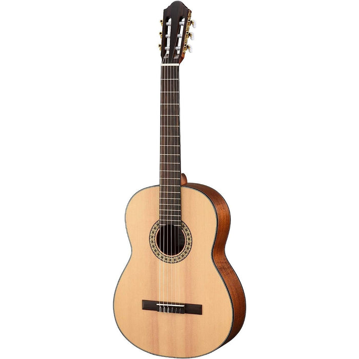 Walden N550E Natura Solid Spruce Top Nylon Classical-Electric Guitar Guitar - Open Pore Satin Natural