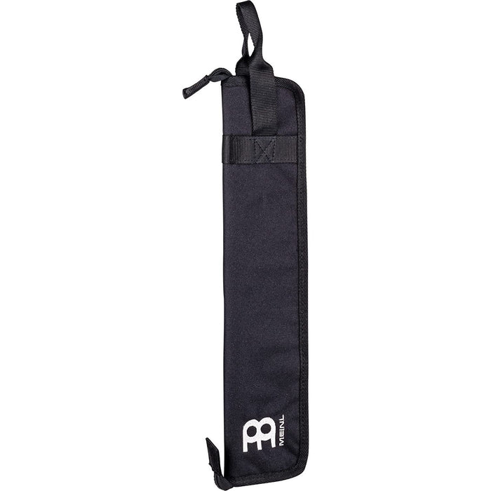 Meinl Percussion Compact Drumstick Bag with Floor Tom Hooks, Heavy-Duty Fabric — for Mallets, Brushes and Accessories as Well, Black, (MCSB)