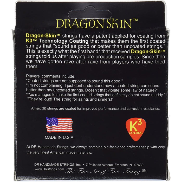 DR Strings Dragon Skin Electric Heavy, Strings (DSE11)