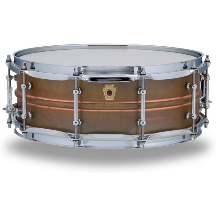 Ludwig Copper Phonic Smooth Snare Drum 14 x 5 in. Raw Smooth Finish with Tube Lugs