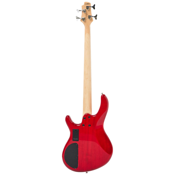 Cort ACTION BASS PLUS TR-A-U Trans Red Poplr Bd 2Bnd Act Eq P&J P/up