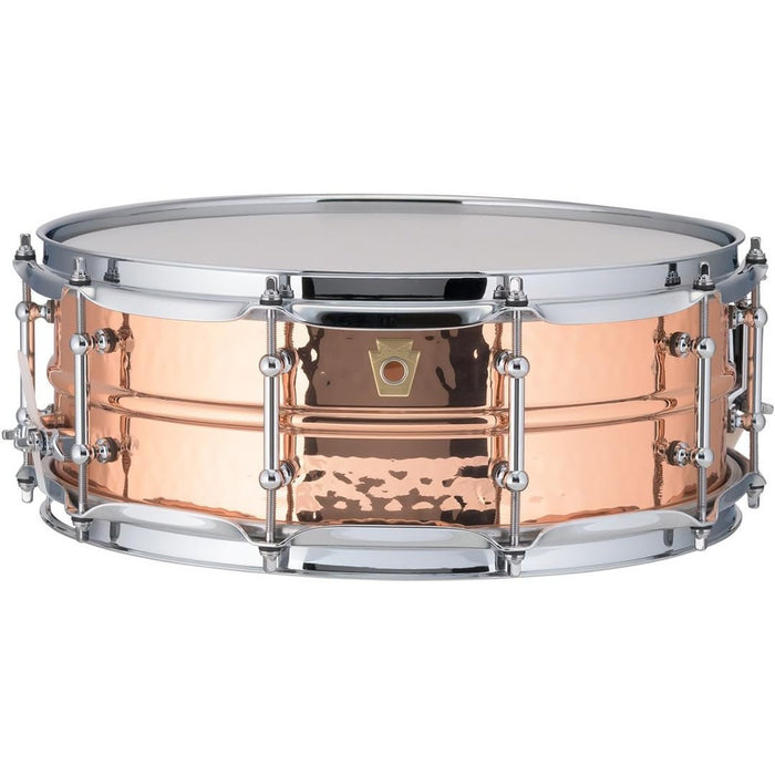 Ludwig Copper Phonic Hammered Snare Drum 14 x 5 in. Copper Finish with Tube Lugs