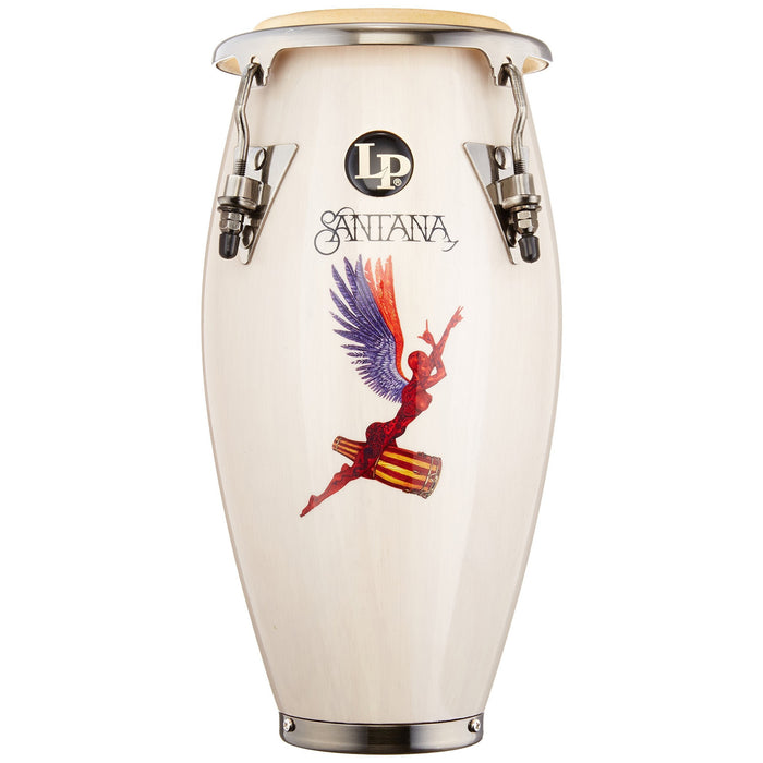 Latin Percussion Santana Mini Conga, White (LPM197-SNW)