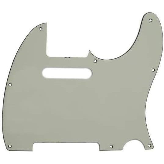 Fender 3-Ply 8-Hole Pickguard for '62 Custom and Highway One Telecaster Guitars, Mint Green