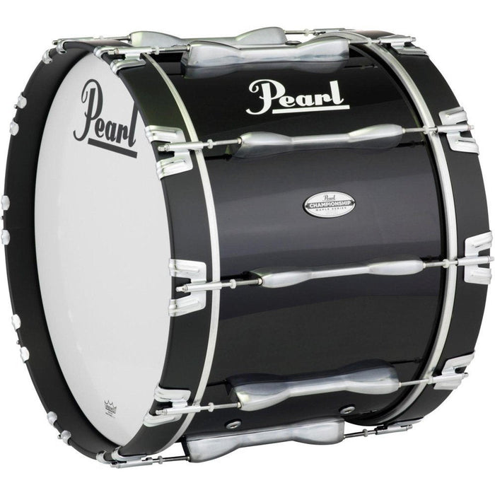 Pearl 30"x16" Championship Maple Bass Drum in finish #46 Midnight Black (PBDM3016/A46)