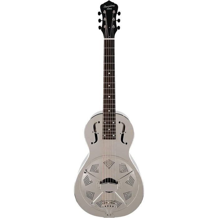 Recording King 6 String Resonator Guitar, Right, Nickel (RM-993)