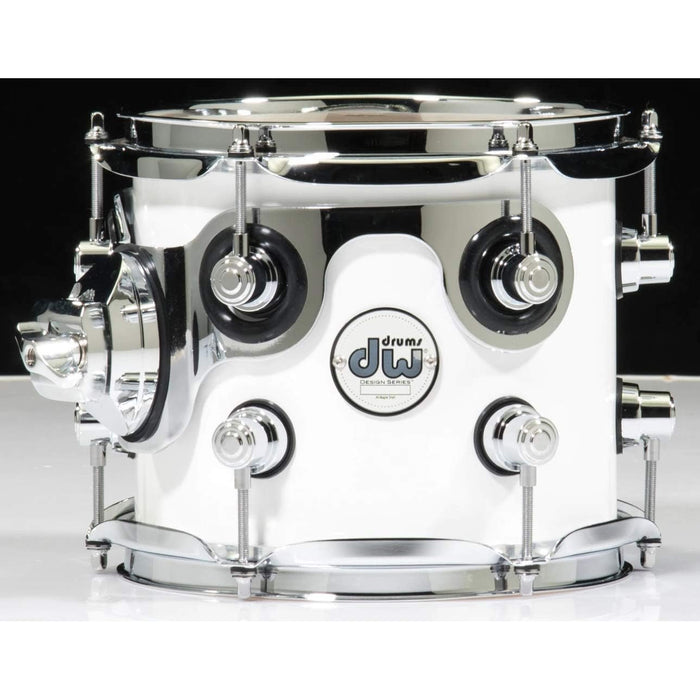 DW Design Series Mounted Tom - 7" x 8" Gloss White