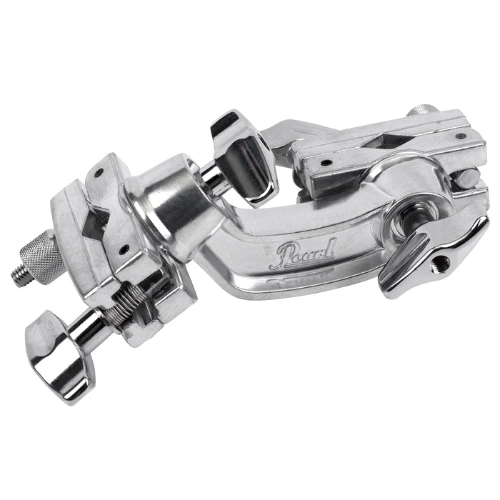 Pearl AX25 Single Accessory Clamp with Locking, Two-Way, Double Forward/Side Tilting Expandable Drum and Cymbal Arm Clamps for Mounting Anywhere around the Drum Set (Fits 5/8" to 1-1/8" Pipes.)