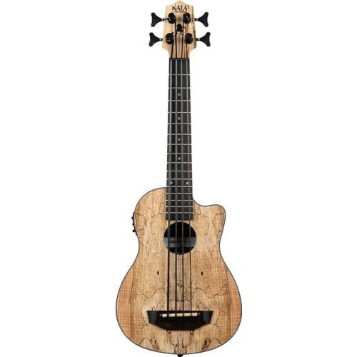 Kala Spalted Maple Acoustic-Electric U•BASS® SP-MAPL-FS