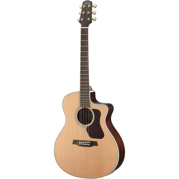 Walden G630CE Natura Solid Cedar Top/Rosewood Grand Auditorium Acoustic Cutaway-Electric Guitar - Satin Natural