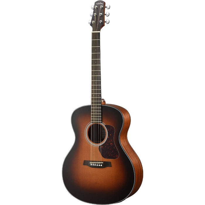 Walden G570ETB Natura Solid Cedar Top Grand Auditorium Acoustic-Electric Guitar - Open Pore Satin Tobacco Burst