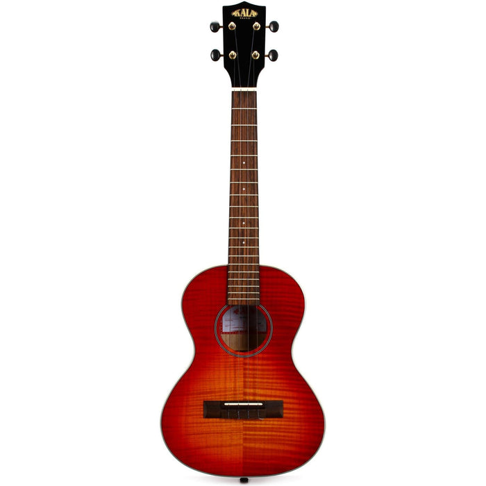 Kala Gloss Flame Maple Cherry Burst Tenor Ukulele (KA-FMCB-T)
