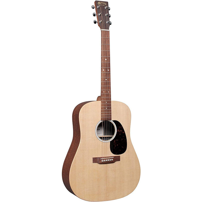 Martin Guitar X Series D-X2E Acoustic-Electric Guitar with Gig Bag, Sitka Spruce and KOA Pattern High-Pressure Laminate, D-14 Fret, Performing Artist Neck Shape