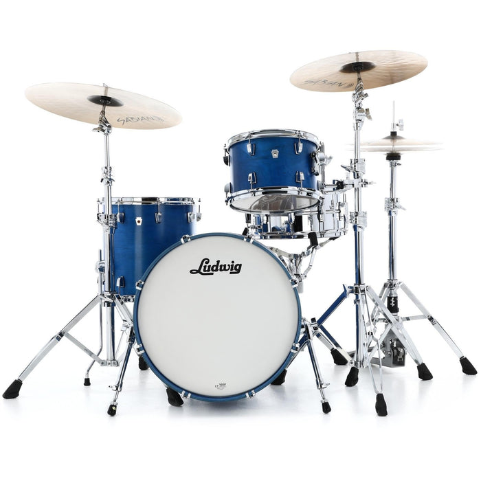 Ludwig NeuSonic 3-piece Shell Pack with 20" Bass Drum - Satin Royal Blue (LN34023TXPB)