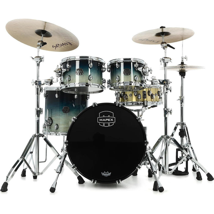 Mapex Saturn 4-piece Fusion Shell Pack - Teal Blue Fade