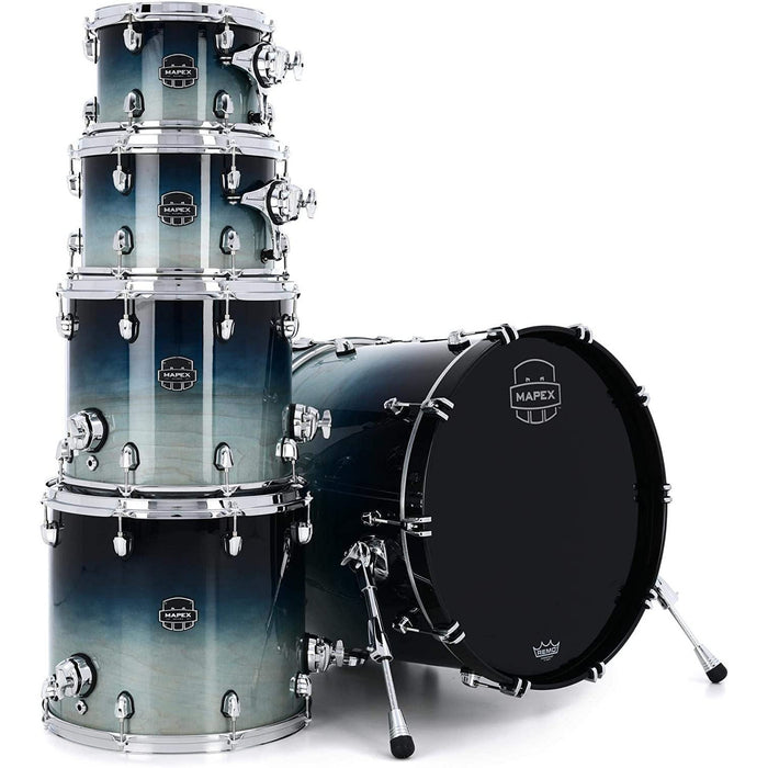 Mapex Saturn 5-piece Studioease Shell Pack - Teal Blue Fade