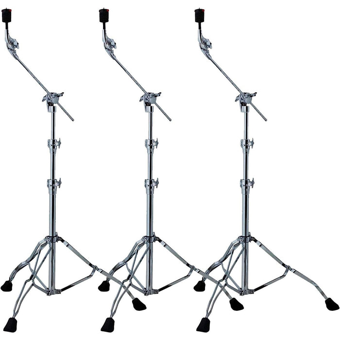 Tama HC83BW Roadpro Straight/Boom Cymbal Stand 3 Pack Bundle