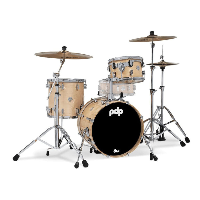 PDP Concept Maple Series 3-Piece Bop Shell Pack, Natural Lacquer (PDCM18BPNA)