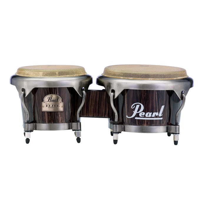 Pearl Elite Series Wood-Fiber Bongos, Dark Chocolate (PWFB100DX)