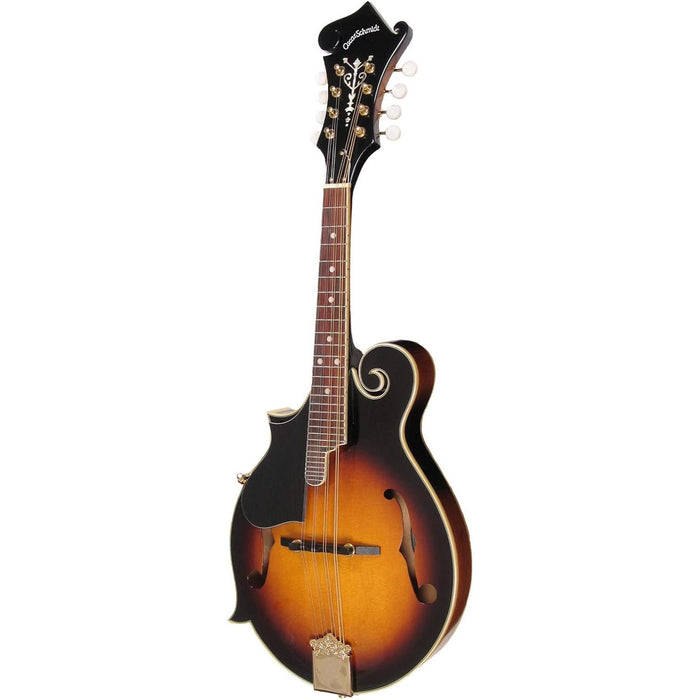 Oscar Schmidt OM40LH Left Handed F-Style Mandolin, Tobacco Sunburst Lefty