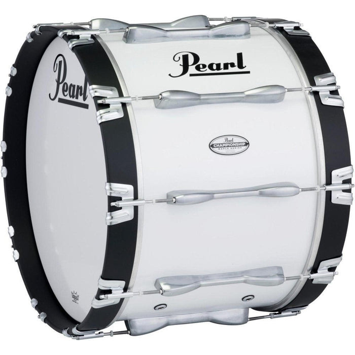 Pearl 28 x 14 in. Championship Maple Marching Bass Drum Level 1 Pure White