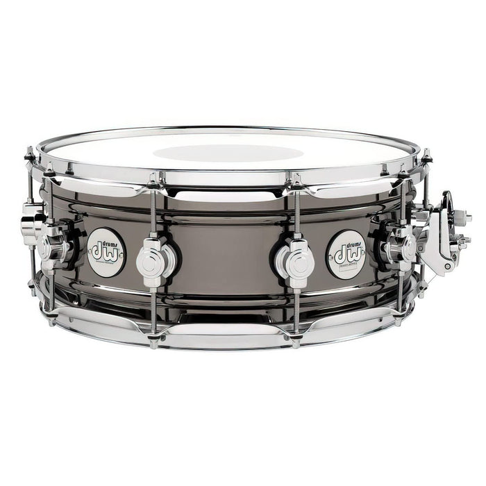 DW Design Series Snare, 5.5x14, Black Nickel Over Brass w/Chrome Hardware (DDSD5514BNCR)