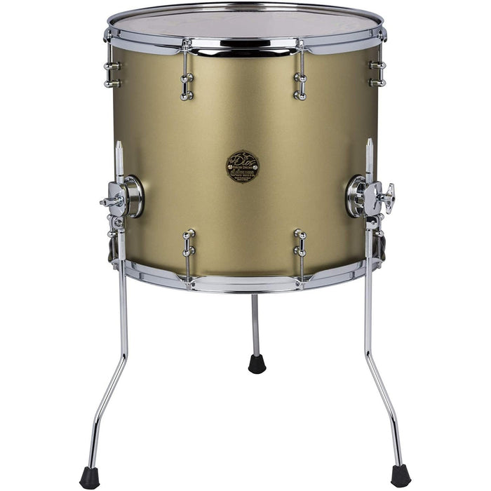 Dios Maple 14x14 Floor Tom Satin Gold