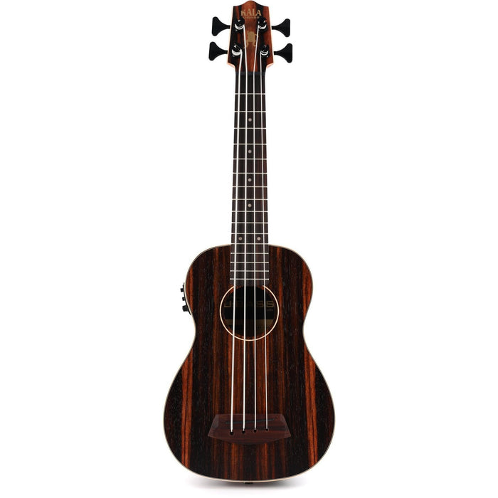 Kala Striped Ebony Fretted Acoustic-Electric U•BASS® w/ Round Wounds (UBASS-EBY-FSRW)