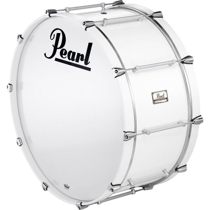 Pearl Championship Maple 28"x16" Pipe Band Bass Drum, Arctic White (BDP2816109)