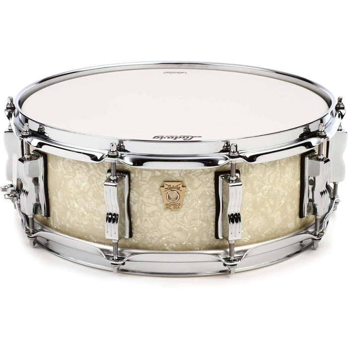 Ludwig Classic Maple Snare Drum 14x5 Vintage White Marine (LS401XXNM)