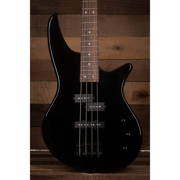 Jackson JS Series Spectra Bass JS2 4-String Electric Guitar with Laurel Fingerboard (Right-Handed, Gloss Black)