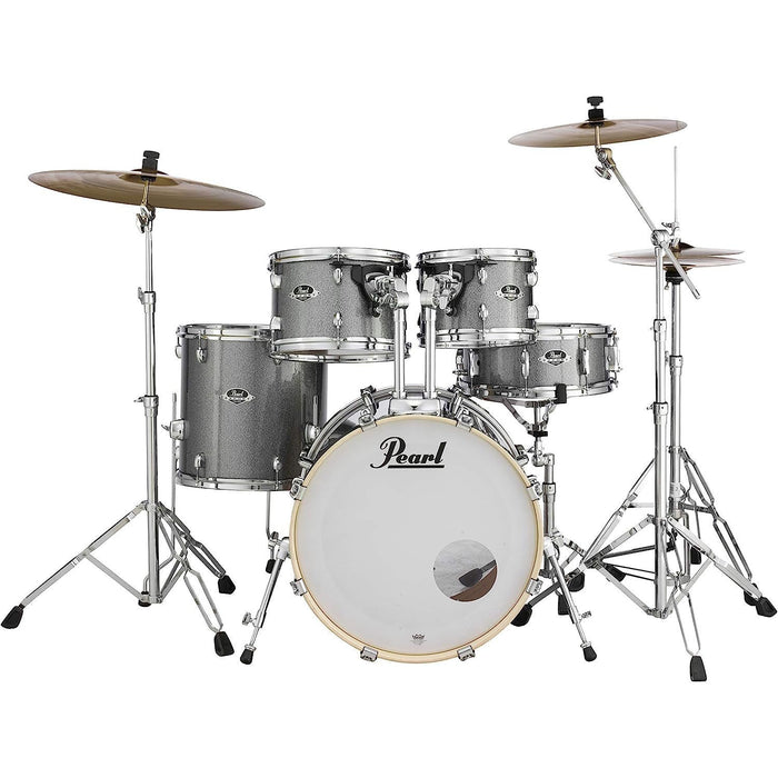 Pearl Export 5-pc. Drum Set w/830-Series Hardware Pack, Grindstone Sparkle, inch (EXX705N/C708)