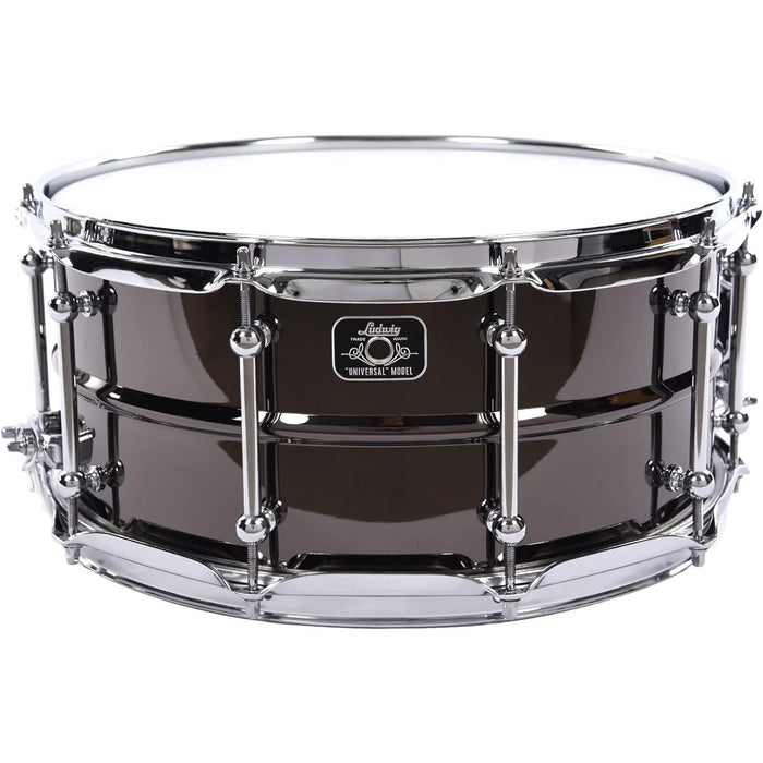 Ludwig Universal Metal Snare Drum 6.5"x14" Chrome Plated (LU6514C)