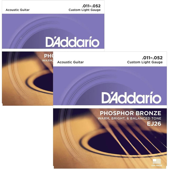 D'Addario EJ26 Acoustic Guitar Strings - 2 Packs