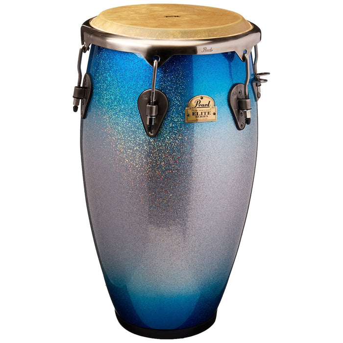 Pearl Elite Bobby Allende 12 1/2"x28" Fiberglass Tumba - Blue Spark Burst